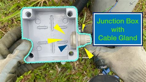 installing outdoor plasti junction box|plastic junction box installation.